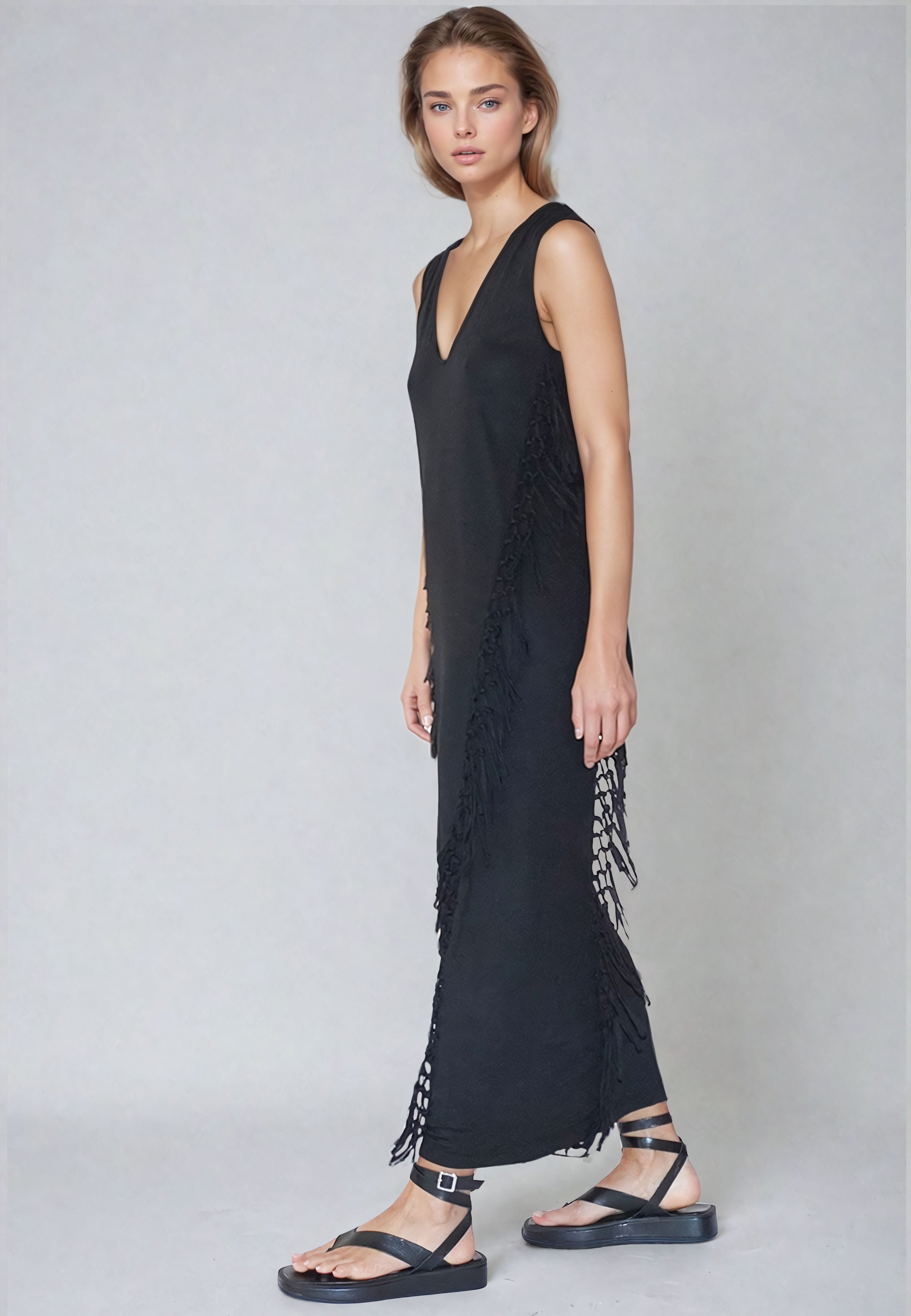 FLOURISH MAXI DRESS BLACK