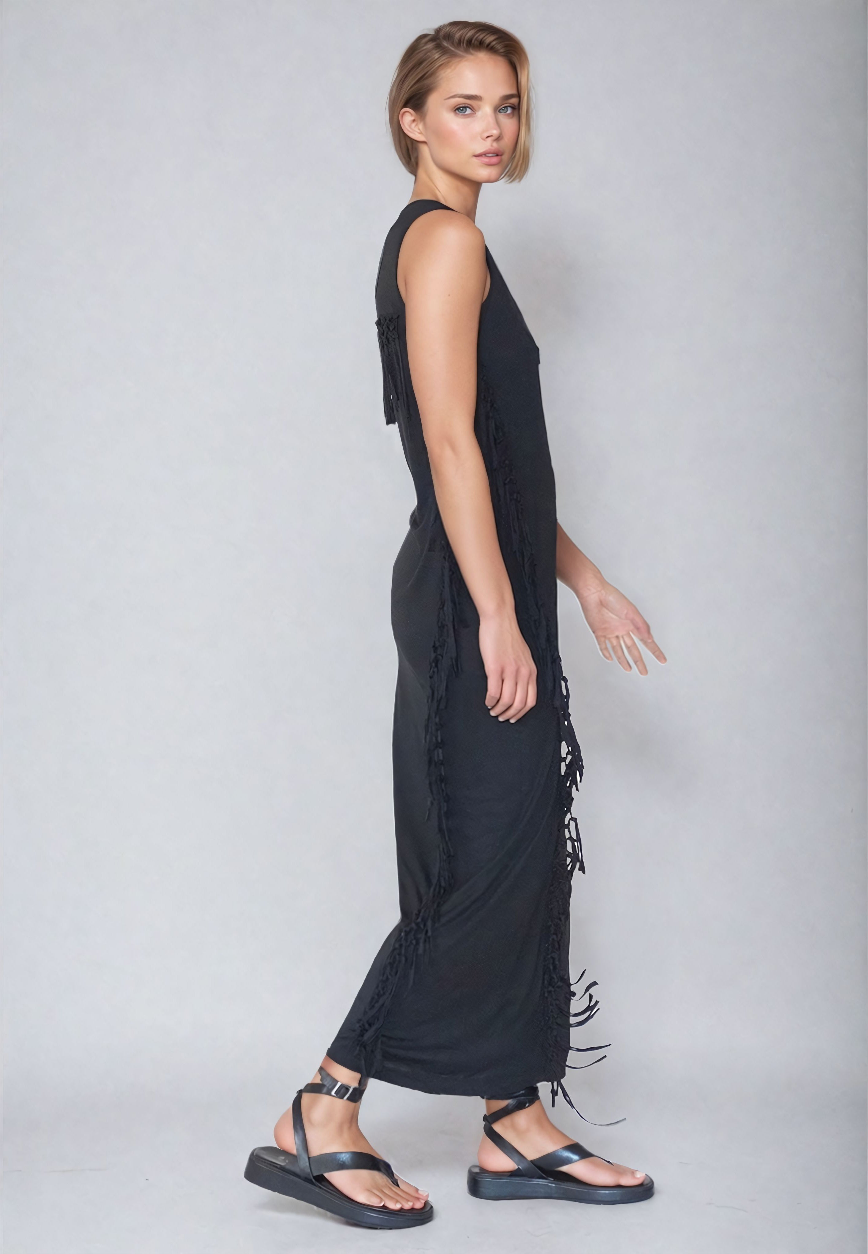 FLOURISH MAXI DRESS BLACK