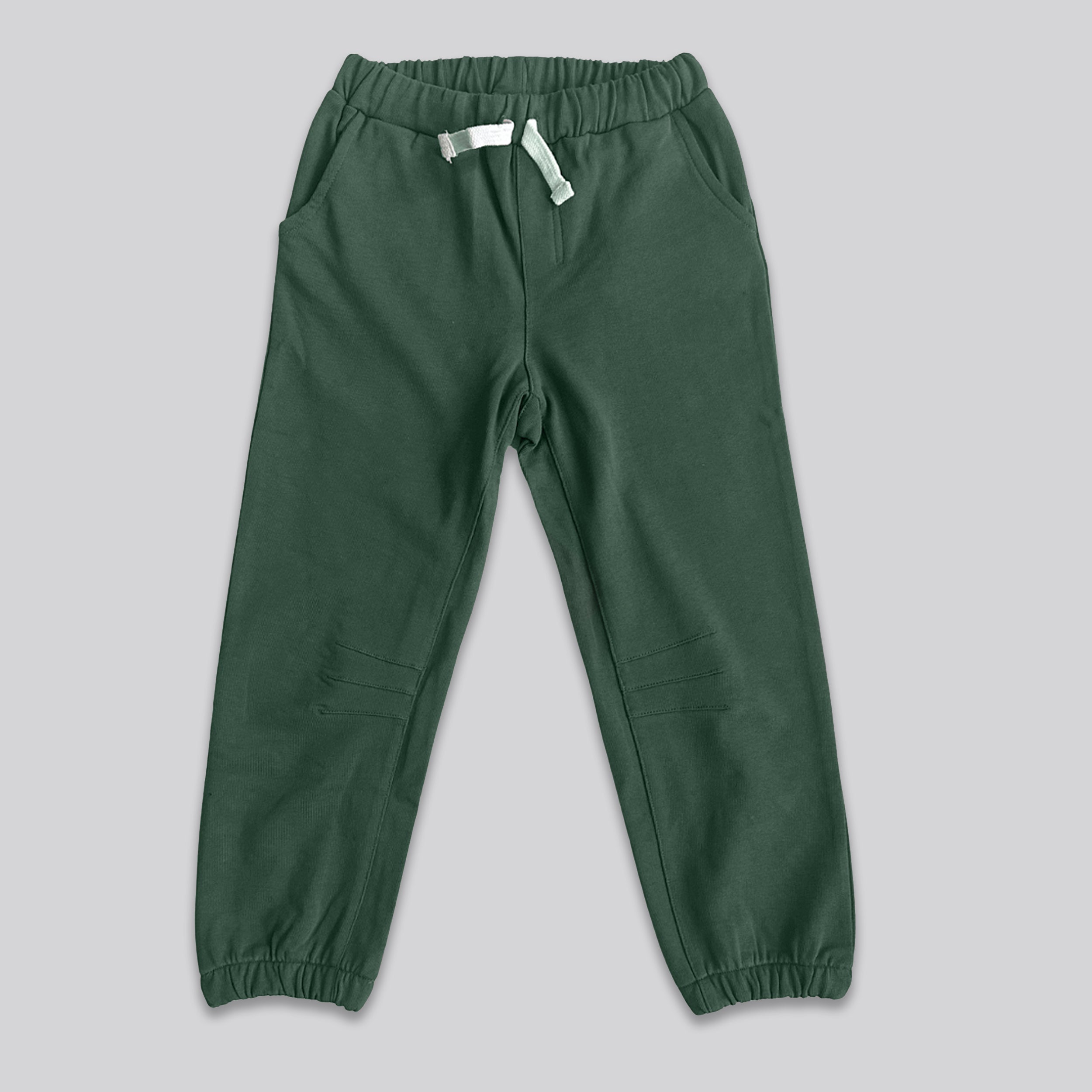 KIDS RELIGION SEAMED DARTED SWEAT PANTS GREEN