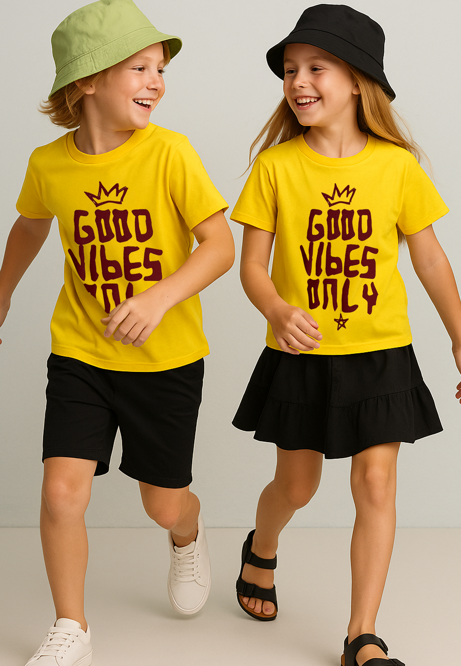 GOOD VIBES T-SHIRT YELLOW