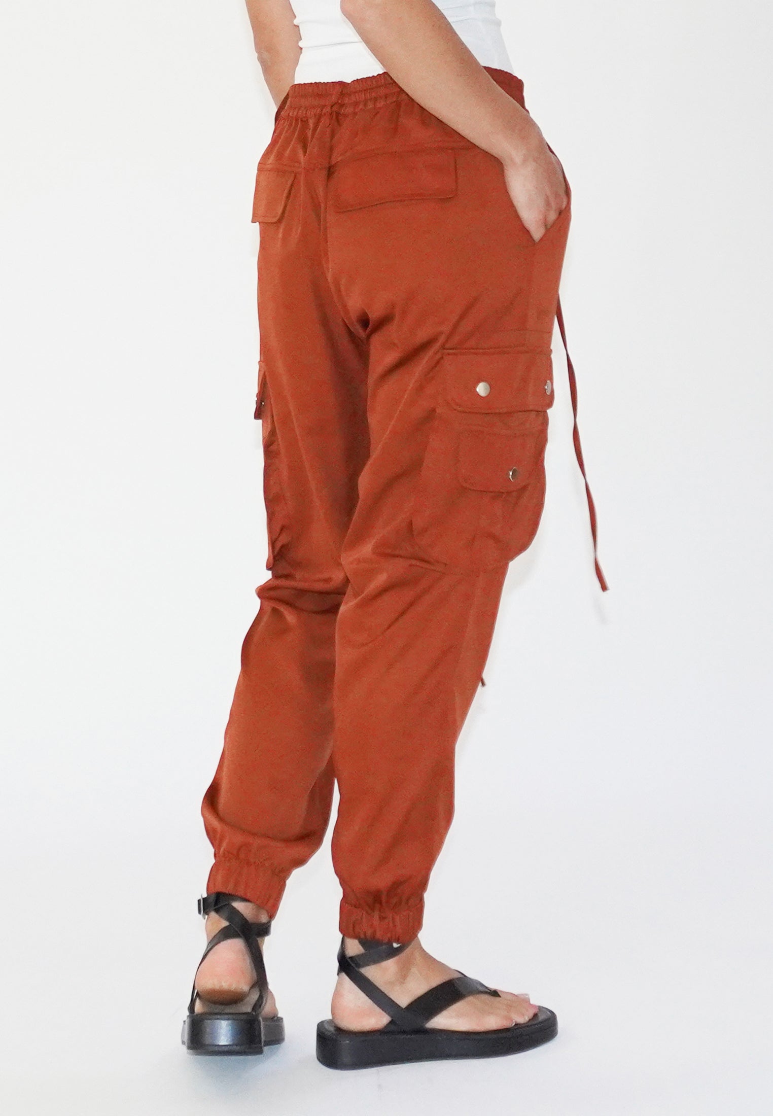 GLOW COPPER CARGO TROUSERS