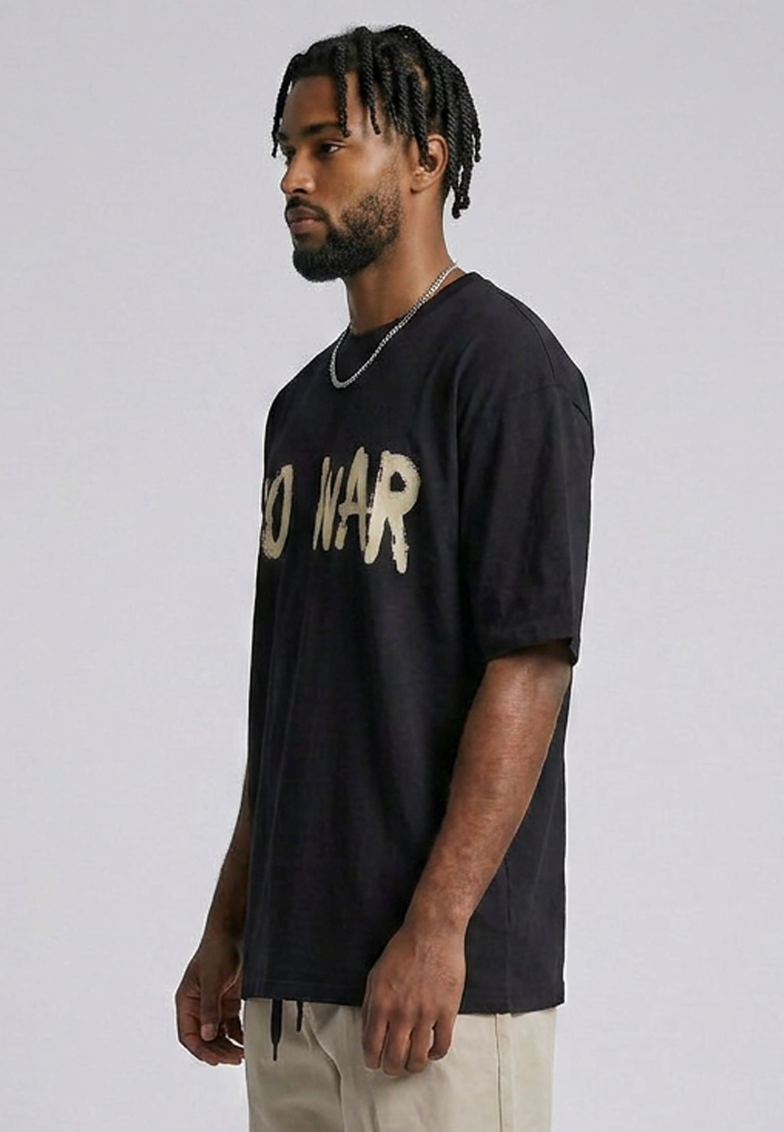 NO WAR T-SHIRT BLACK