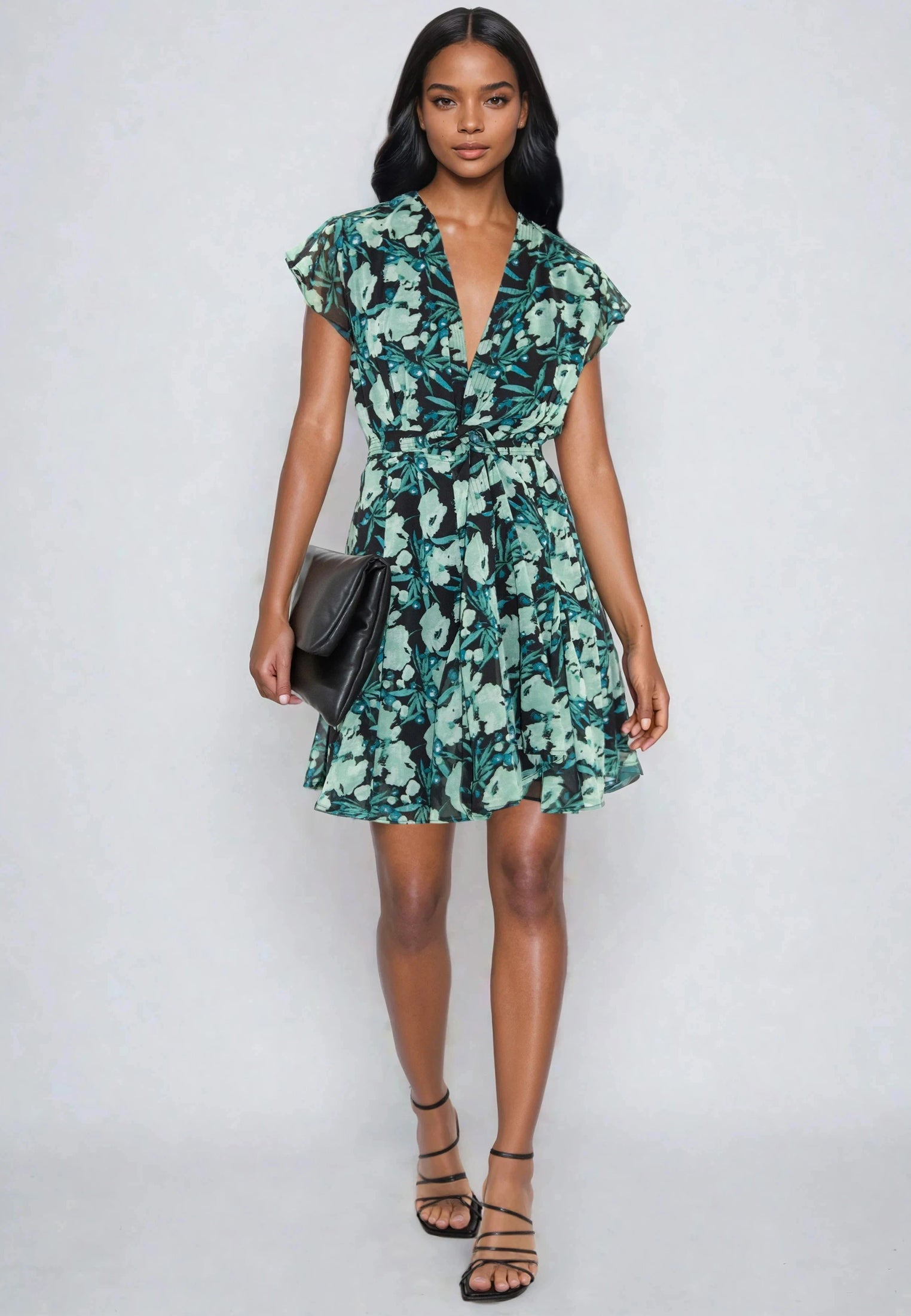 PROMINENCE MINI DRESS PRIME GREEN