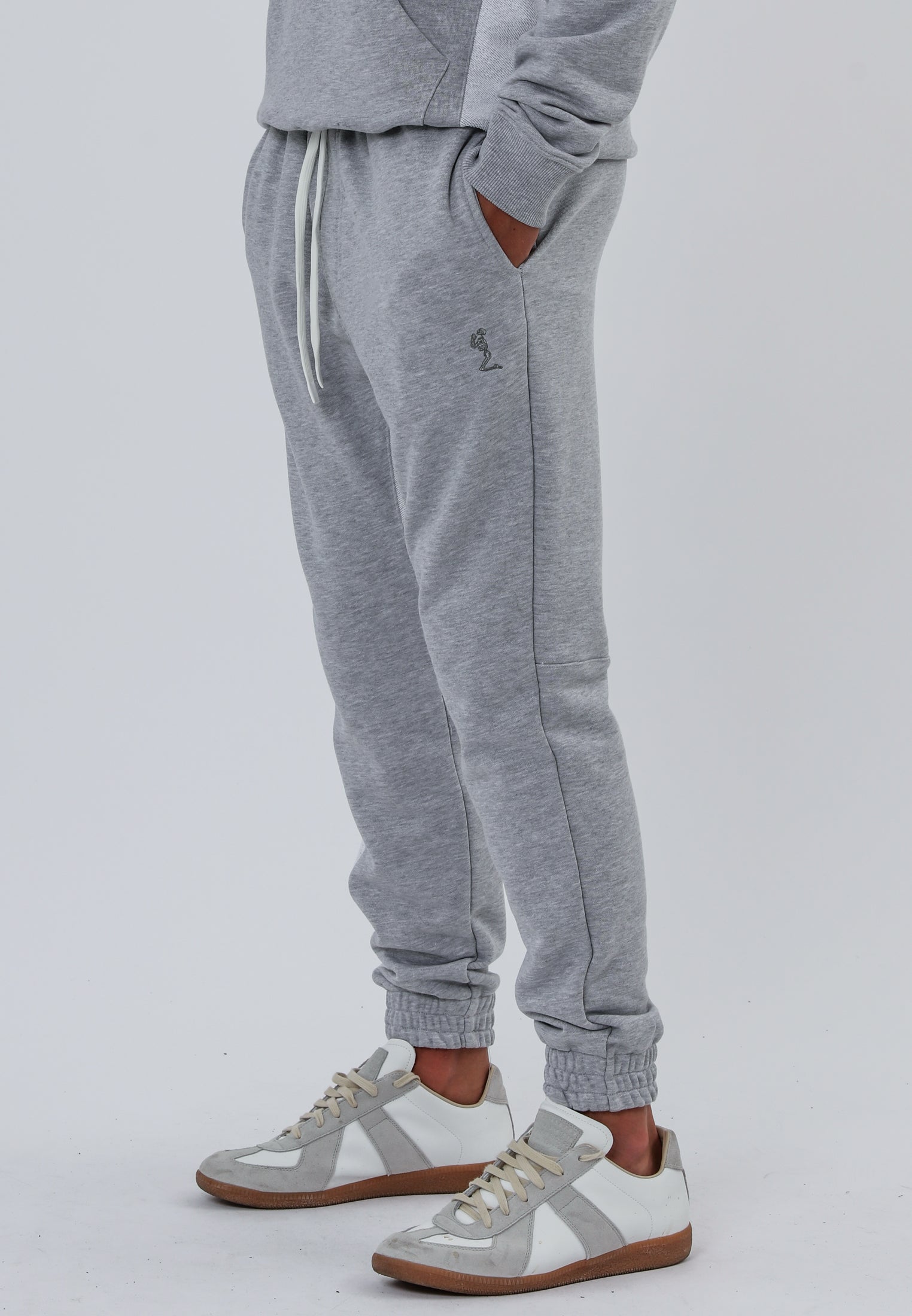 REVERSE PANTS GREY MARL