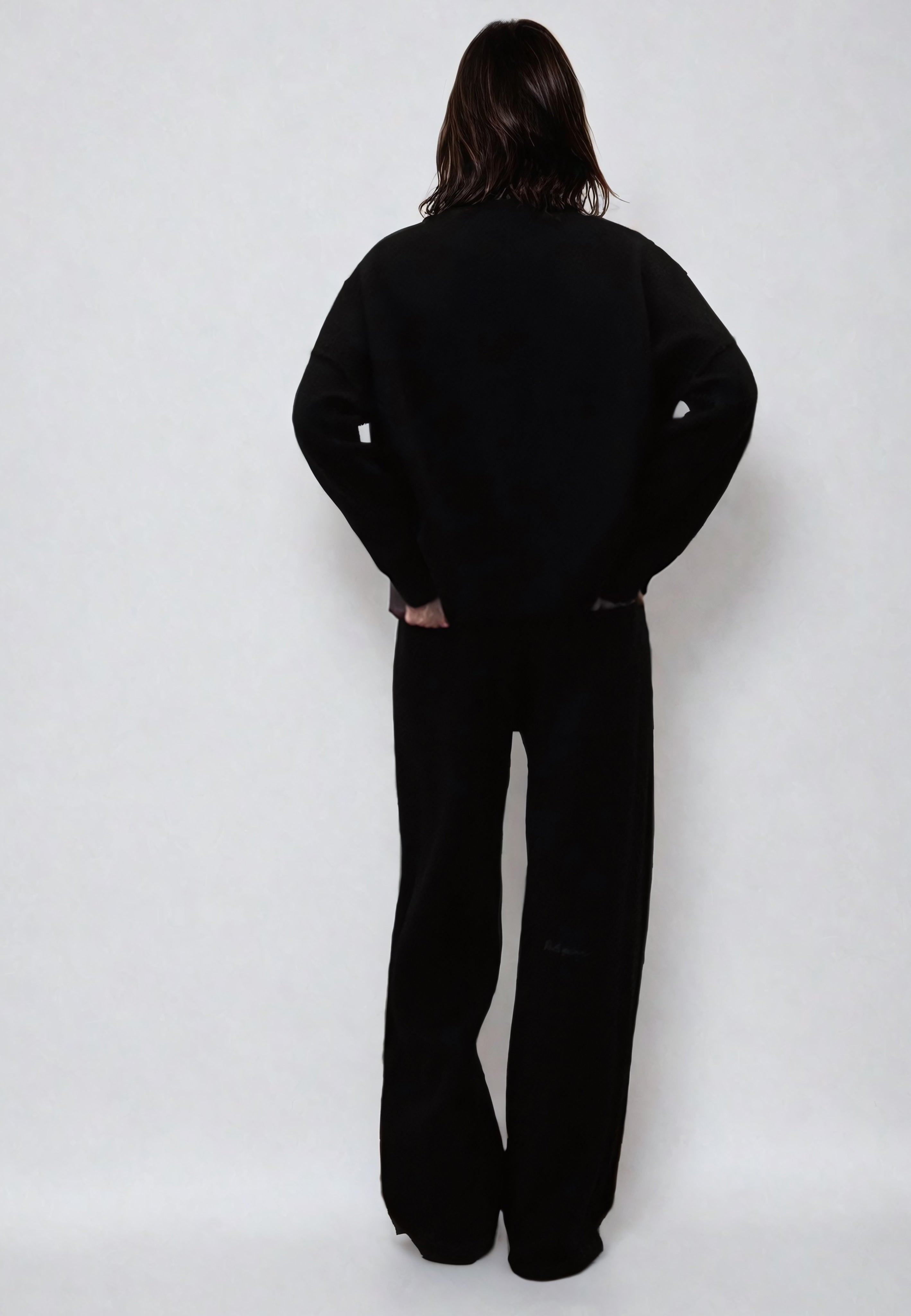 KNIT JUMPER BLACK