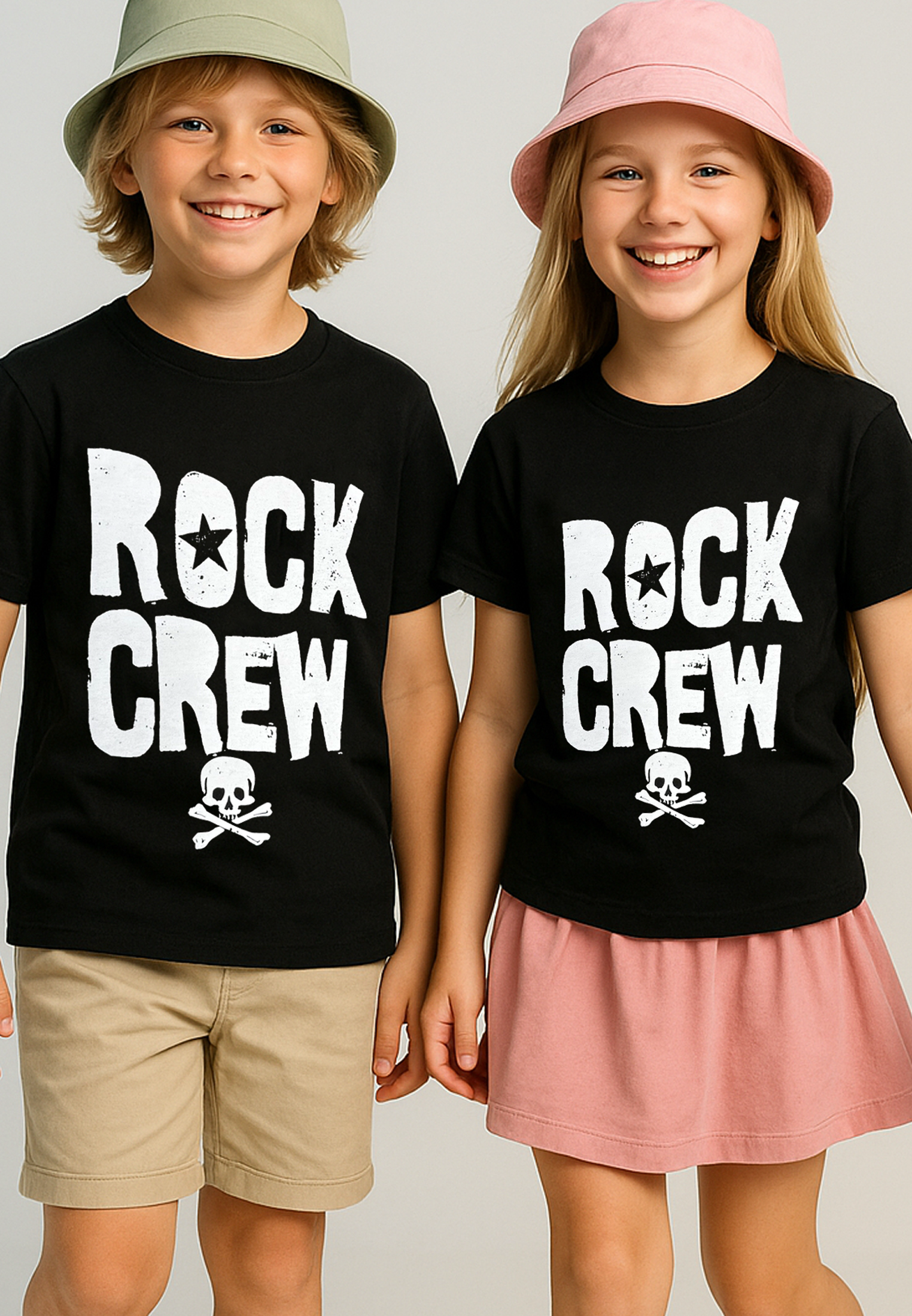 ROCK CREW T-SHIRT BLACK