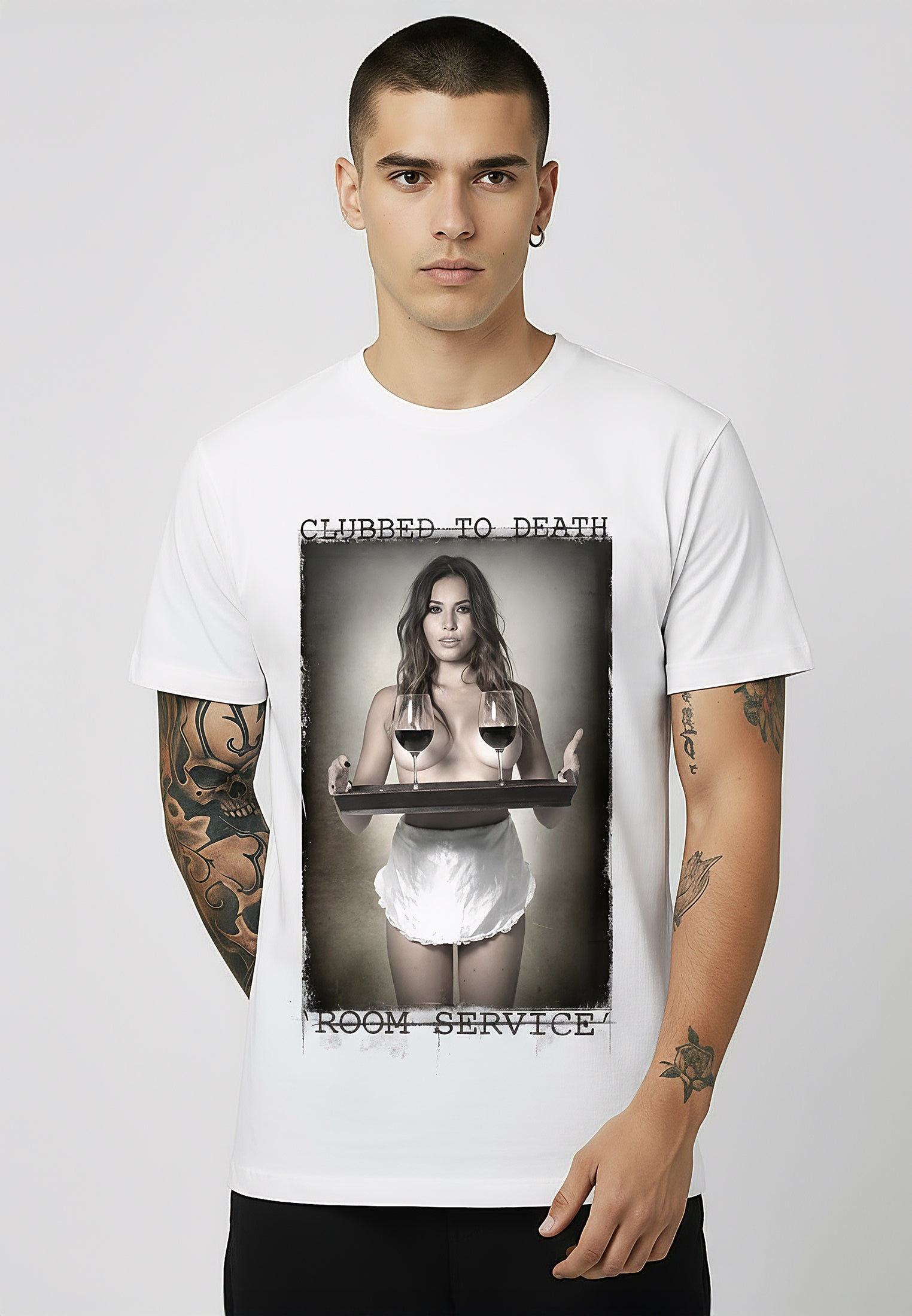 ROOM SERVICE T-SHIRT WHITE