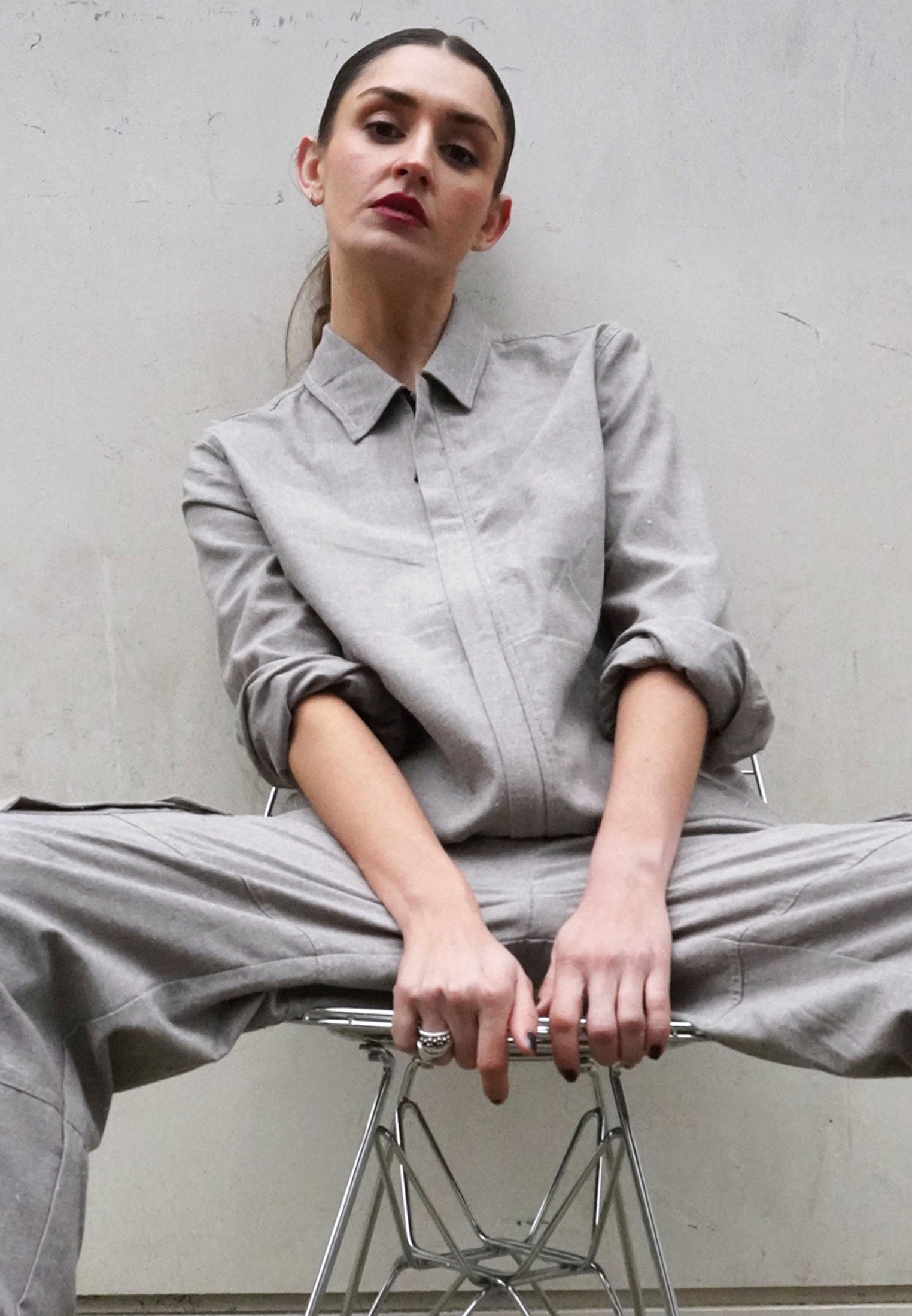 TRIBE LS SHIRT BEIGE