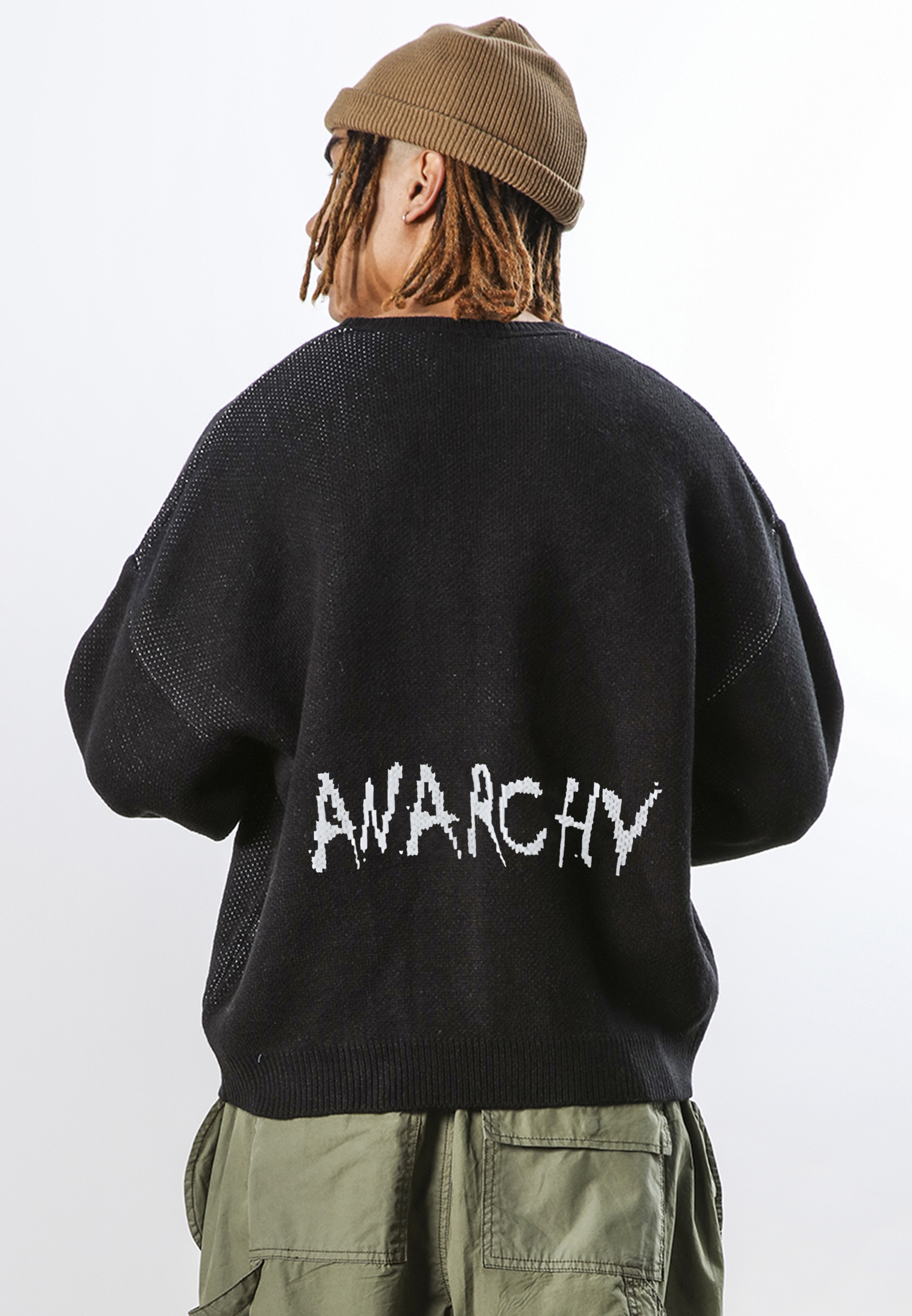 ANARCHY KNIT BLACK