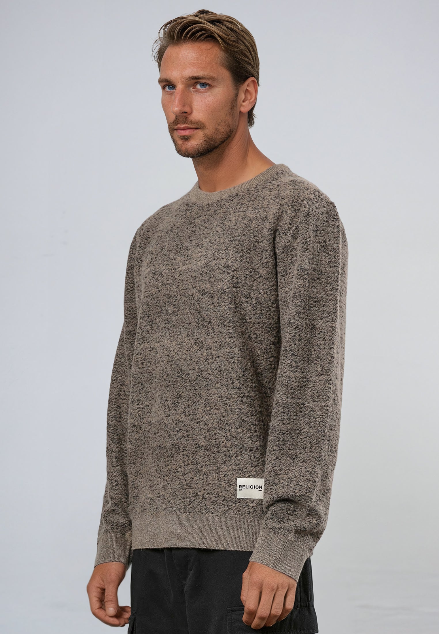 PANEL KNIT SAND