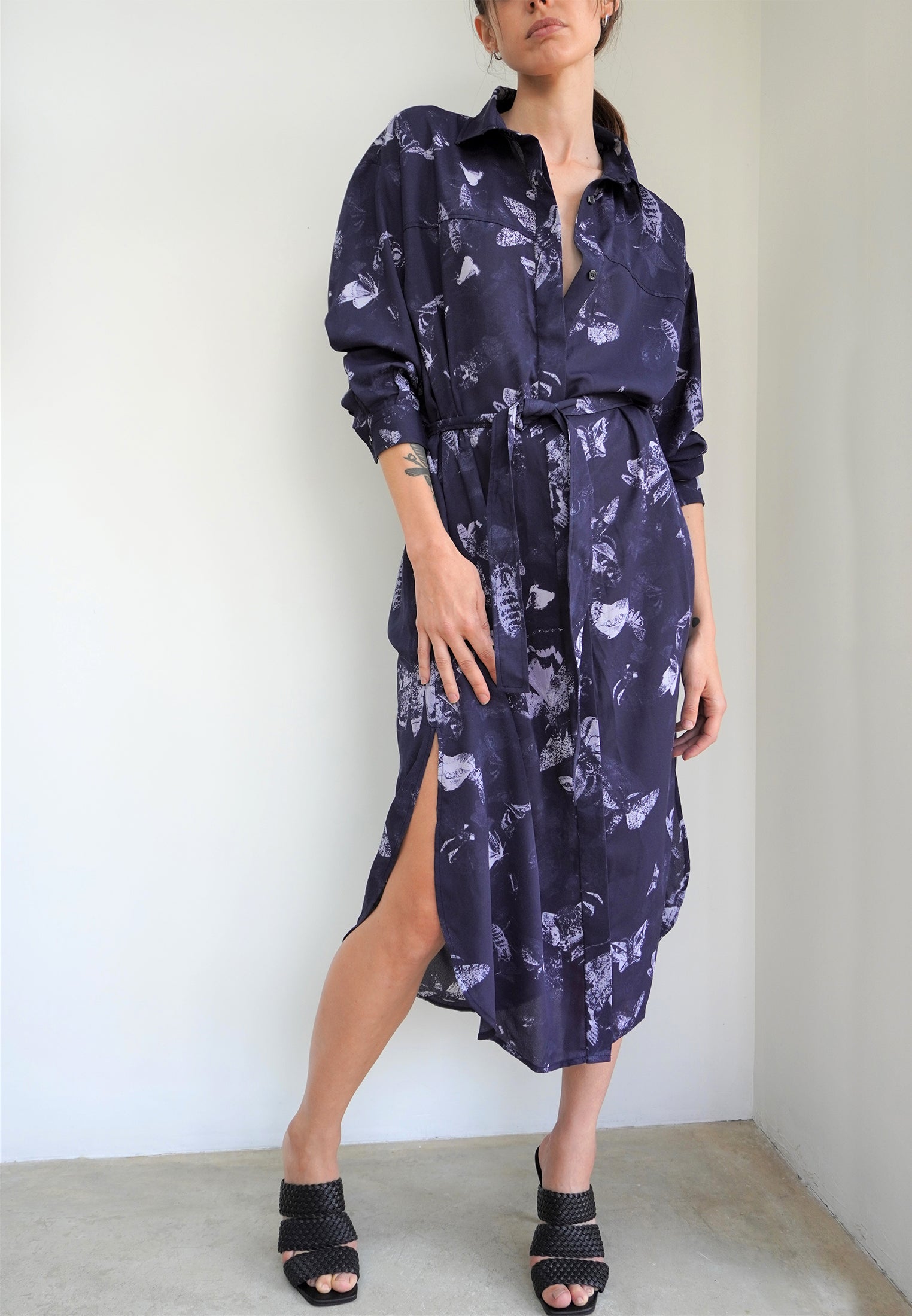 Butterfly hot sale shirt dress