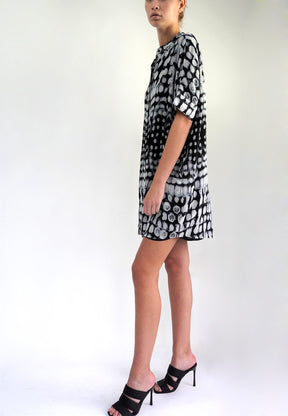 ZEBRA KAFTAN OBSIDIAN
