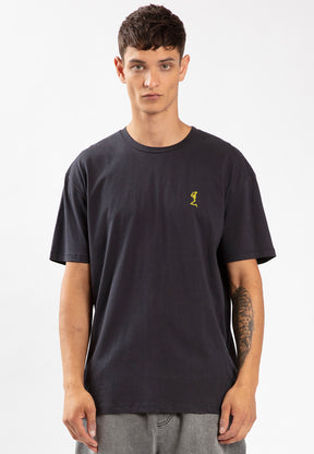 PATCH T-SHIRT WASHED BLACK