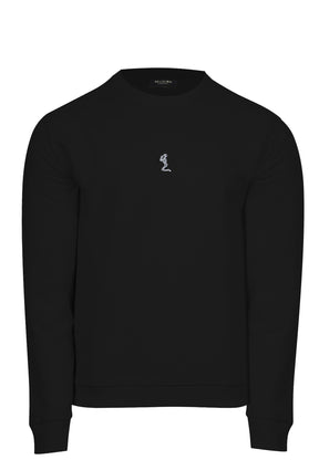 BRAND SWEAT JET BLACK