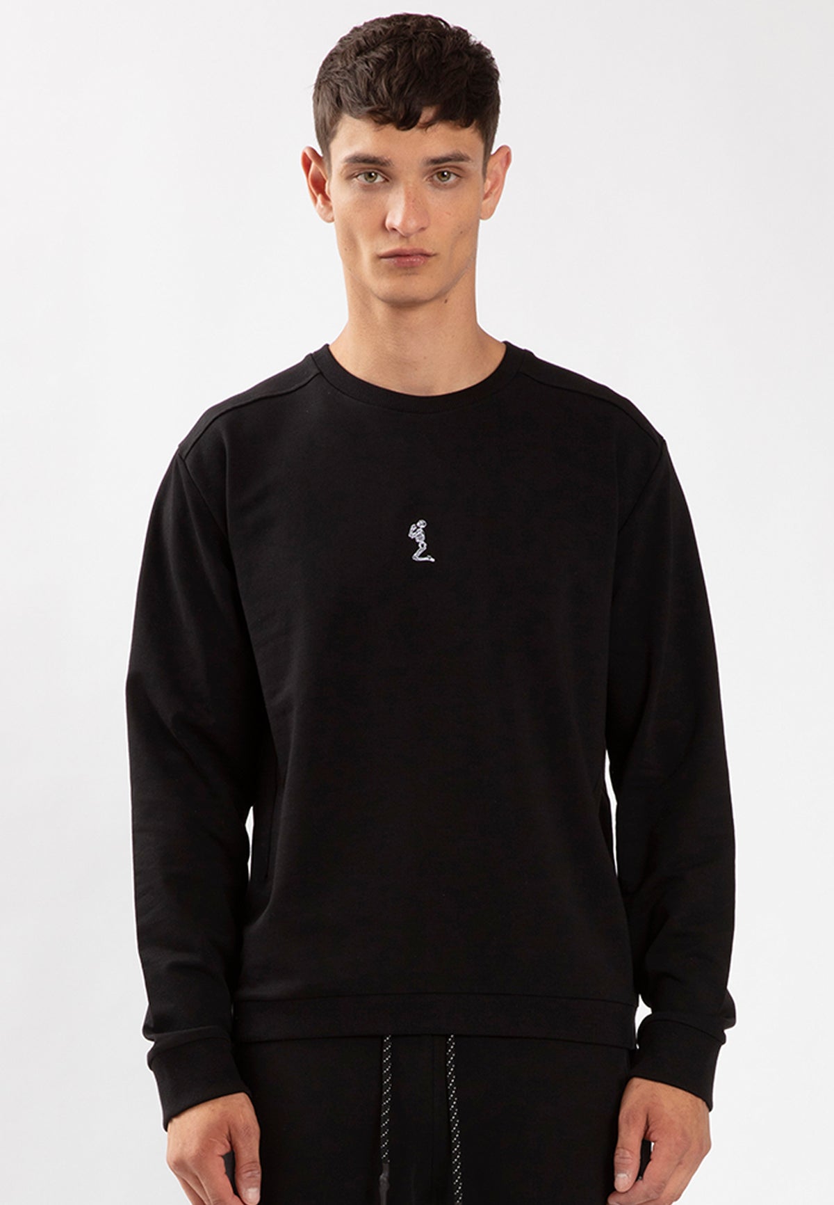 BRAND SWEAT JET BLACK