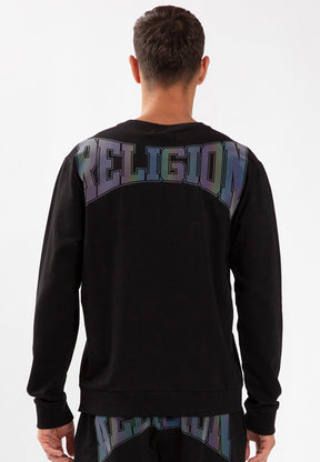 BRAND SWEAT JET BLACK