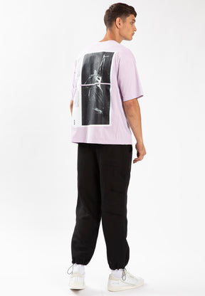 CUT IT T-SHIRT LAVENDER FOG