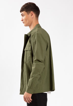 NYLON ESCAPE SHIRT OLIVE