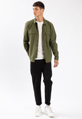 NYLON ESCAPE SHIRT OLIVE