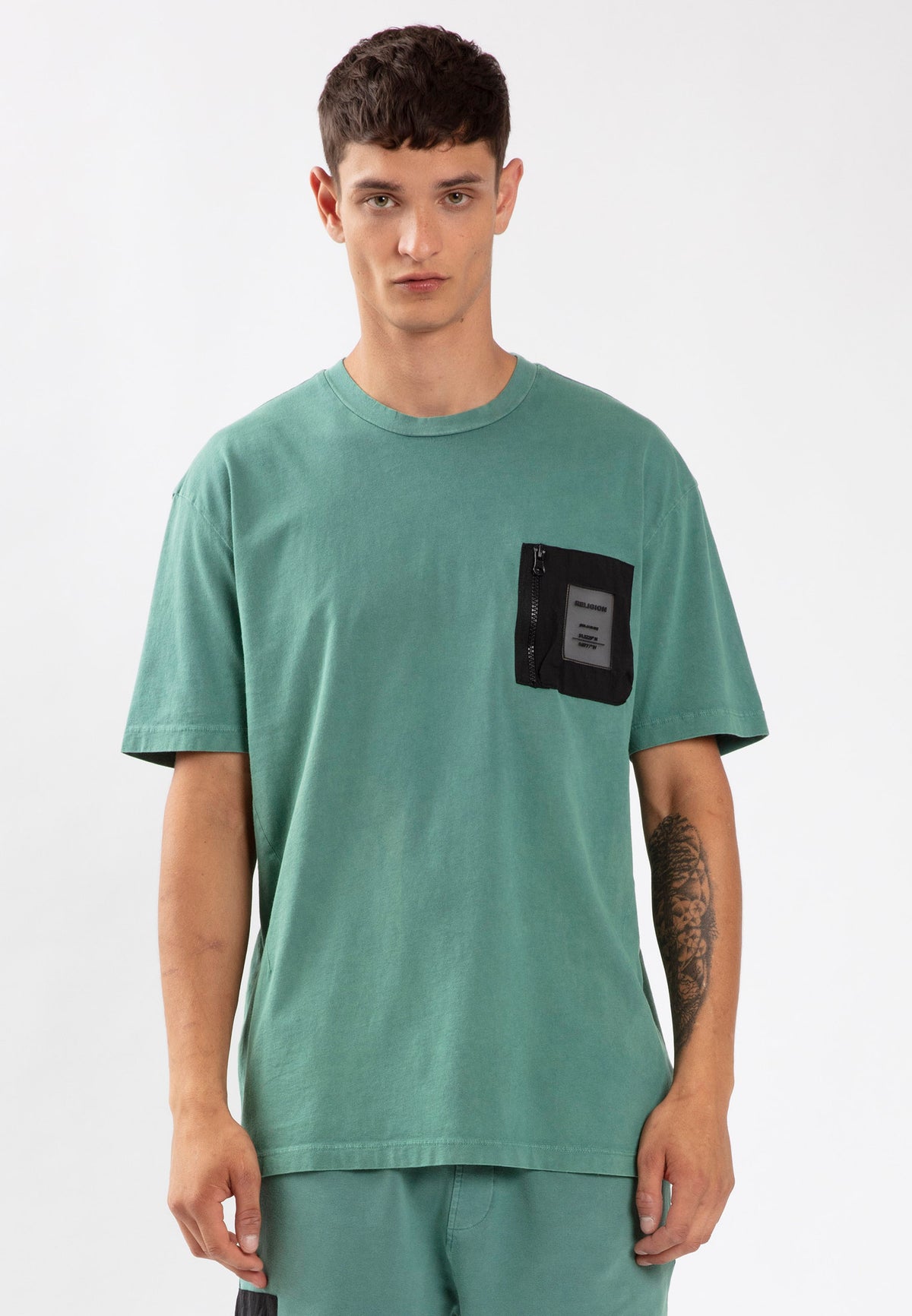 RECRUIT T-SHIRT WASHED PINE