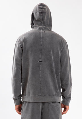 RECRUIT HOODIE WASHED CHARCOAL