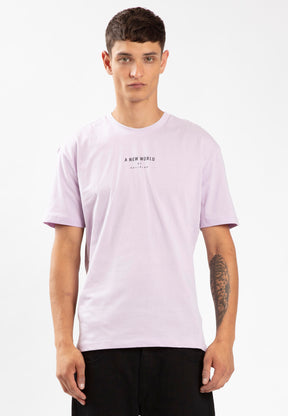 RIOT T-SHIRT LAVENDER FOG