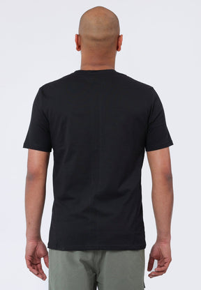 TEAR LABEL SKULL T-SHIRT BLACK