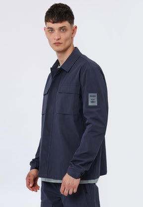COTTON TERRACE OVER SHIRT INDIGO