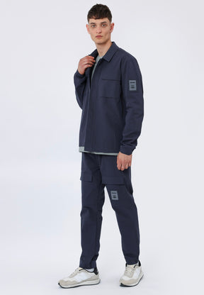 COTTON TERRACE OVER SHIRT INDIGO