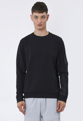 PANEL SWEAT BLACK