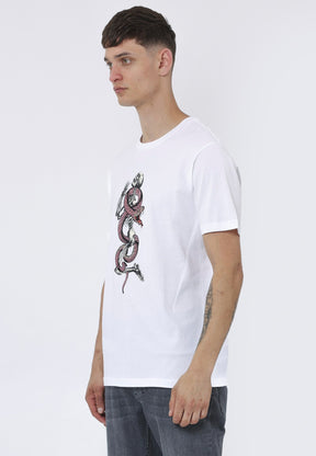 SNAKE SKELETON T-SHIRT WHITE