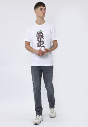 SNAKE SKELETON T-SHIRT WHITE