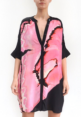 ASCENT TUNIC BLACK & PINK