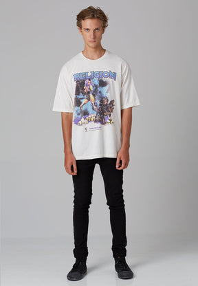 TAME THE BEAST T-SHIRT VINTAGE OFF WHITE