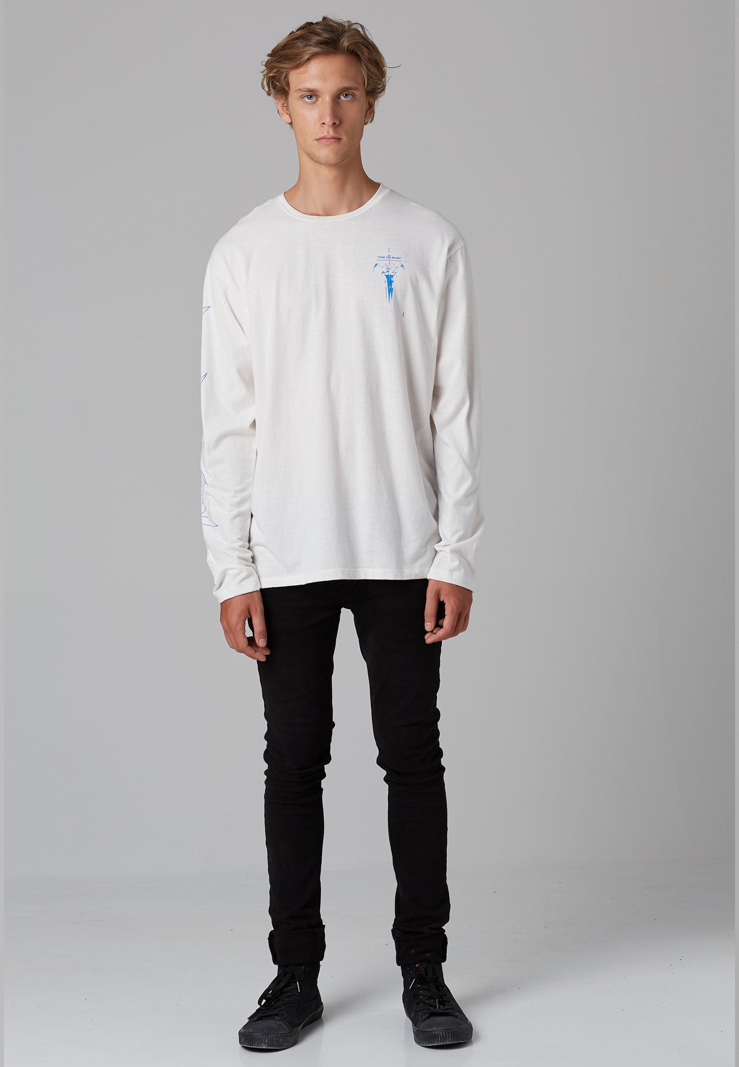 TAME THE BEAST LS T-SHIRT OFF WHITE