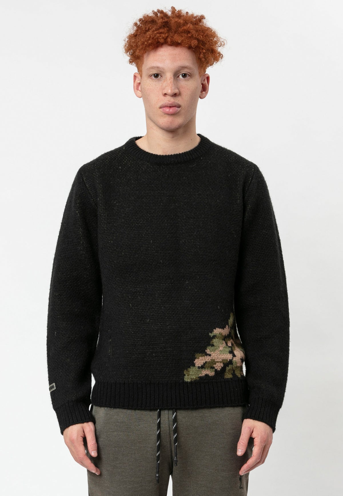 CAMO KNIT BLACK