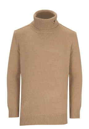 ROLLOVER KNIT TAN