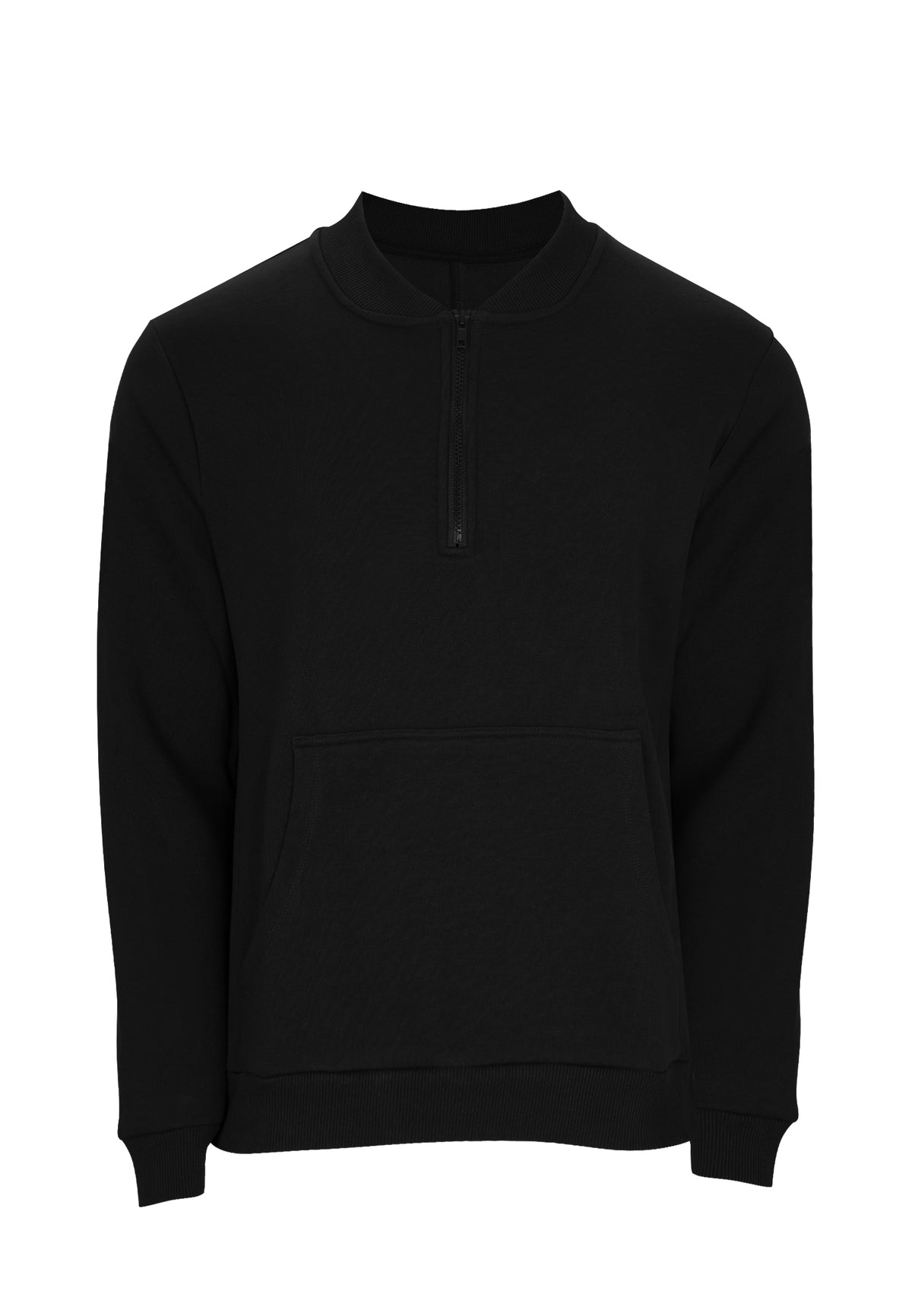 DEMAND HALF ZIP BLACK
