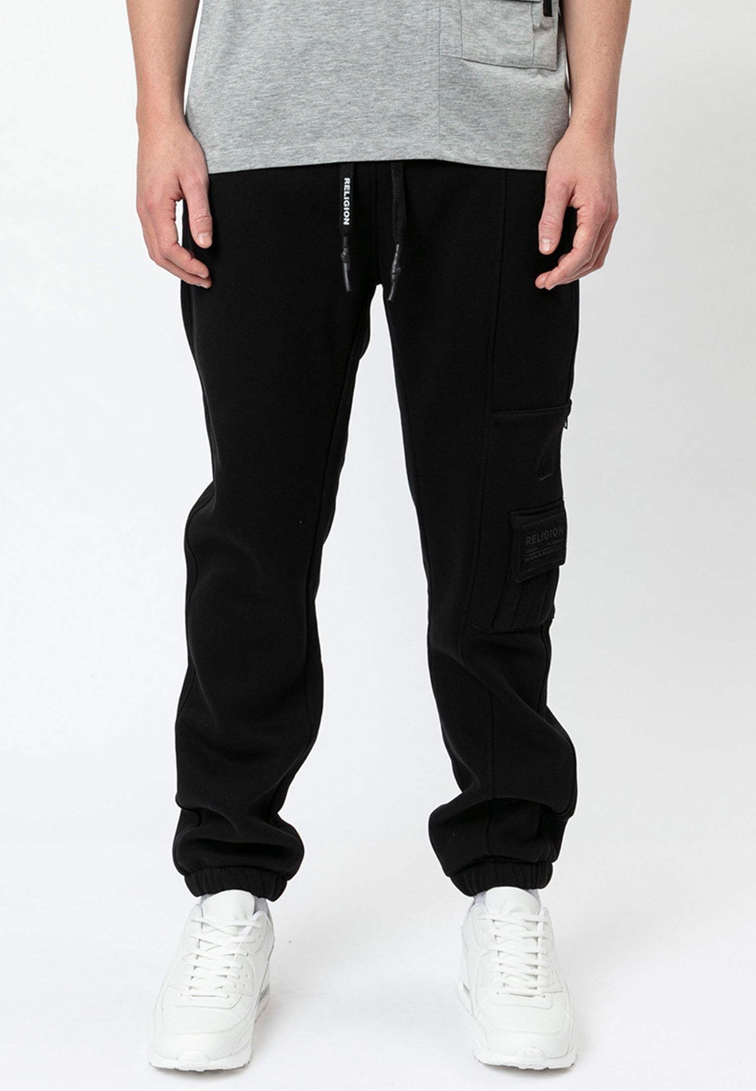 RELIGION Edition Relaxed Fit Black Pants