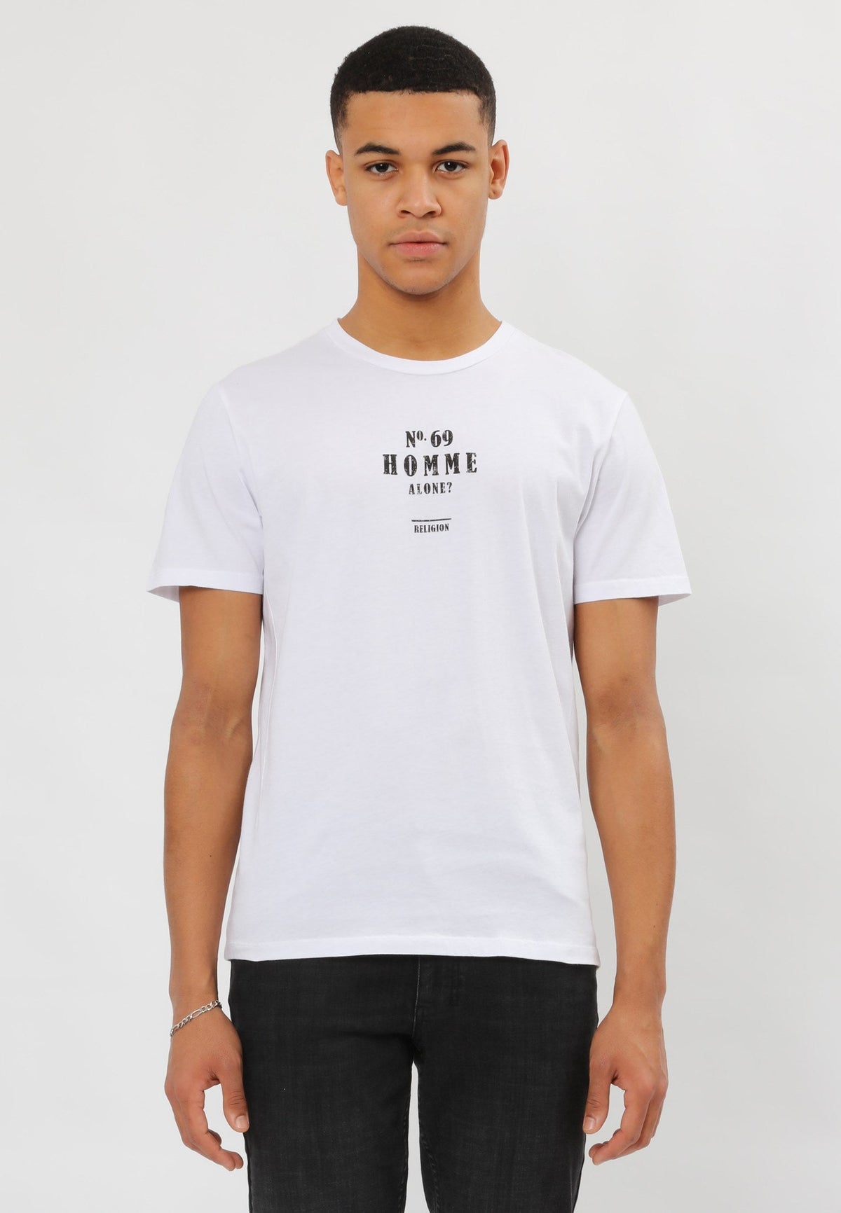 HOMME ALONE T-SHIRT WHITE