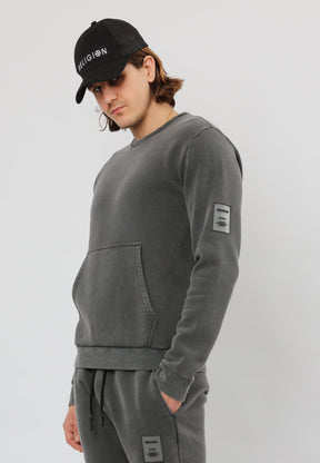ACID TAG SWEAT WASHED CHARCOAL