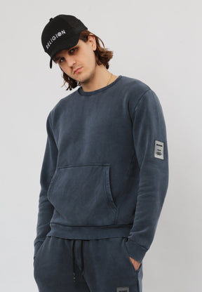 ACID TAG SWEAT WASHED INDIGO