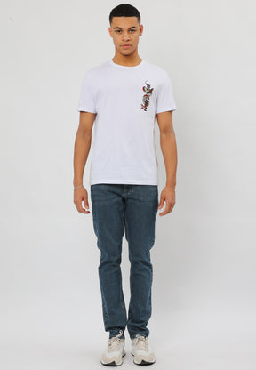 REL SNAKE T-SHIRT WHITE