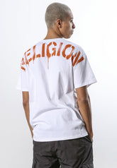 RELIGION STENCIL T-SHIRT WHITE