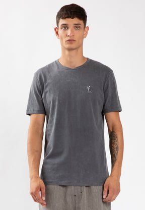 HACK T-SHIRT WASHED CHARCOAL