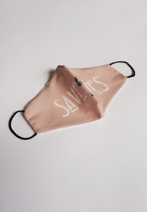 RELIGION Face Mask Save Lives Tan