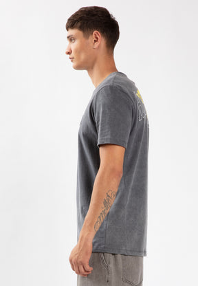 HACK T-SHIRT WASHED CHARCOAL