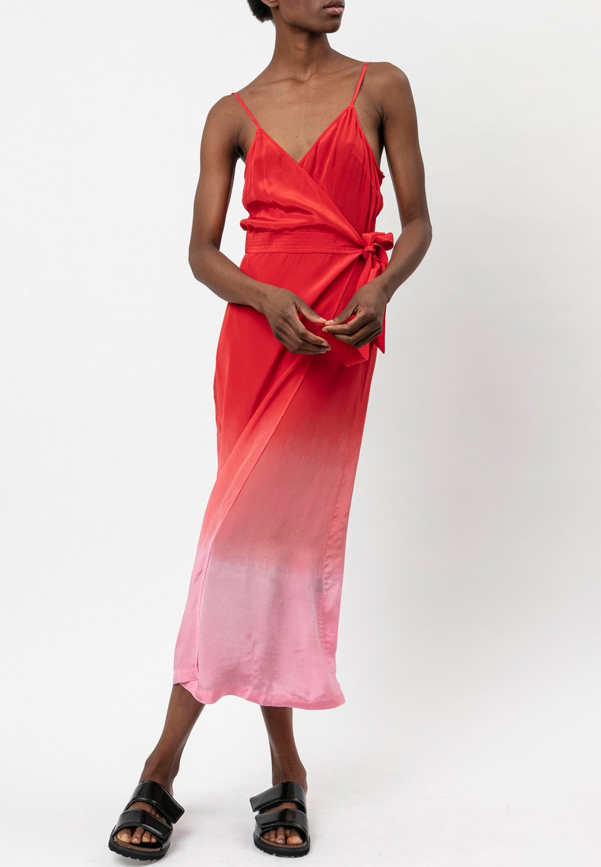 TIMES DRESS POPPY RED