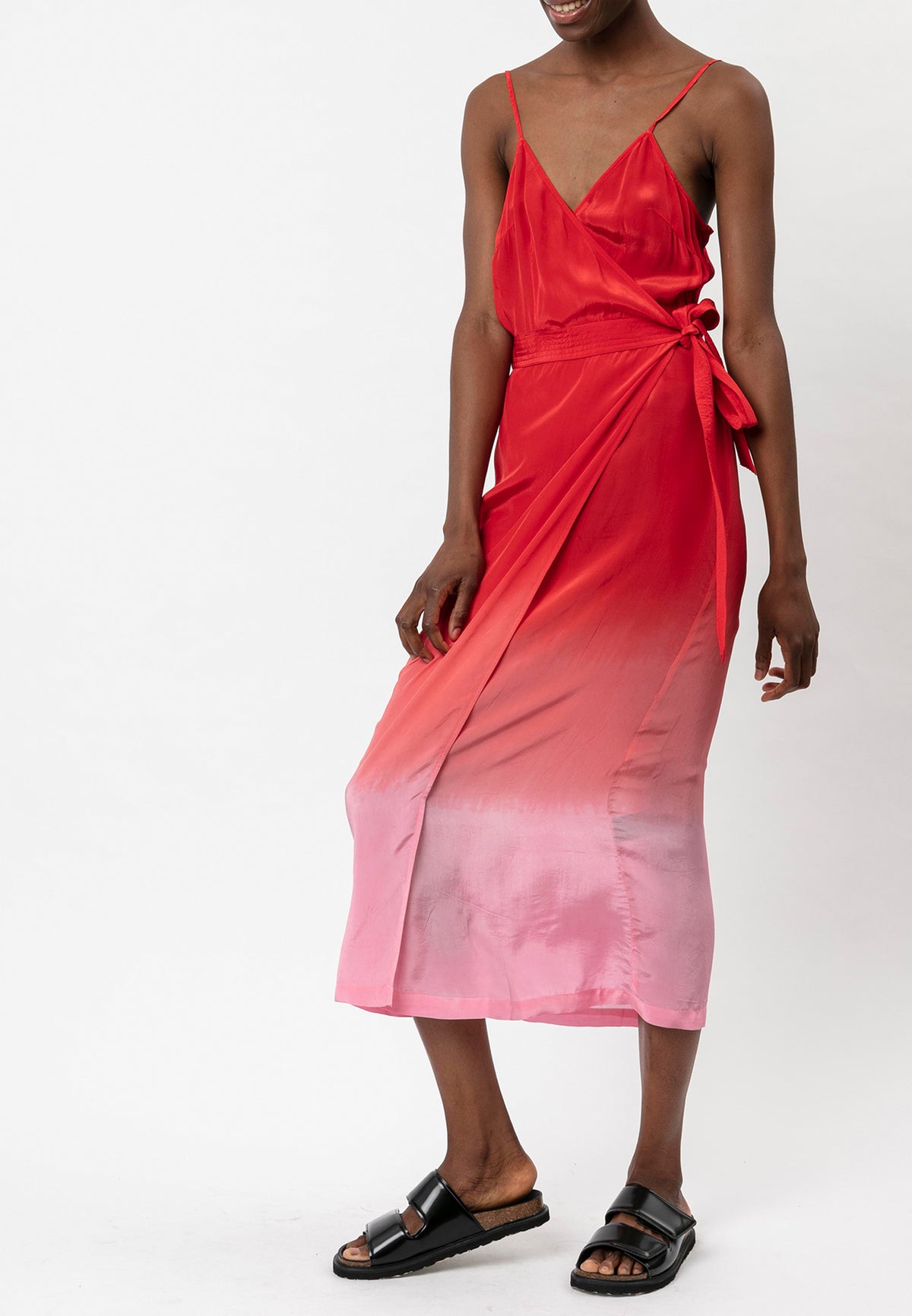 TIMES DRESS POPPY RED