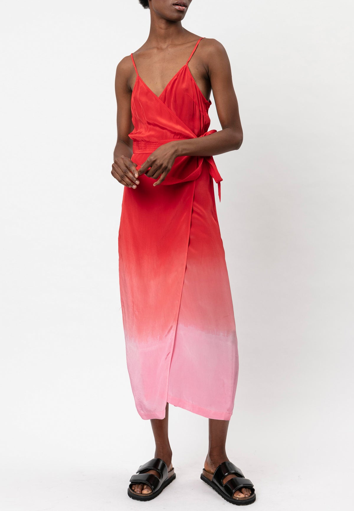 TIMES DRESS POPPY RED